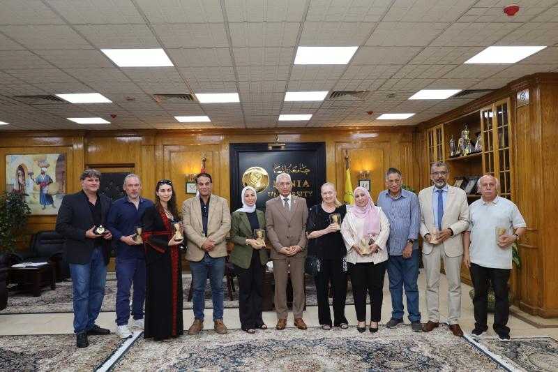 رئيس جامعة المنيا يستقبل وفود الجامعات الألمانية والأردنية لبحث تعزيز التعاون الأكاديمي في مجالات الآثار والمتاحف