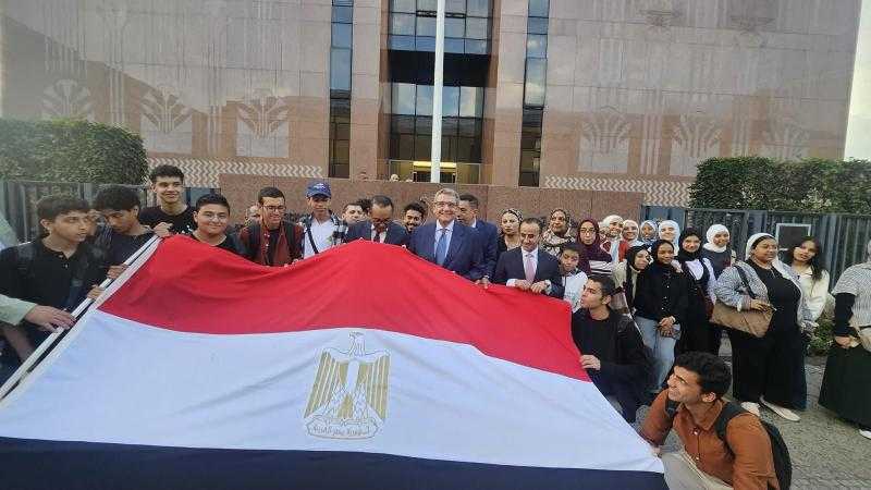 السفارة المصرية في برلين تحتفل بأوائل الثانوية العامة برسالة مسجلة من وزير الخارجية