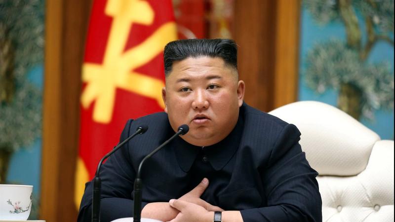 الزعيم الكوري الشمالي كيم جونج أون 
