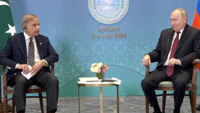 بوتين يجتمع مع رئيس وزراء باكستان في بكين