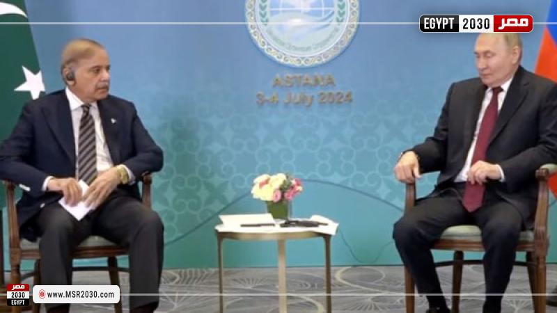 بوتين يجتمع مع رئيس وزراء باكستان في بكين