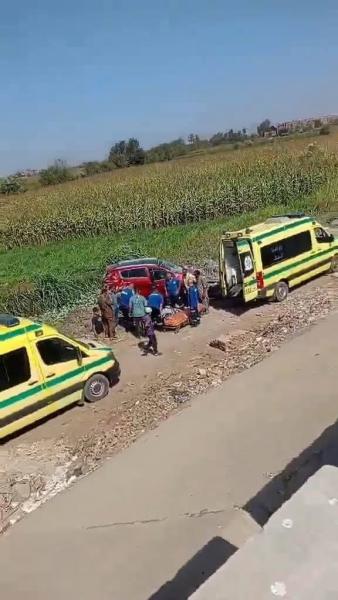 حادث انقلاب سيارة 