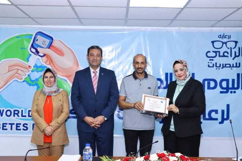 محافظ دمياط يشارك بفاعليات اليوم التثقيفى الترفيهي التوعوى للأطفال مرضى داء السكرى