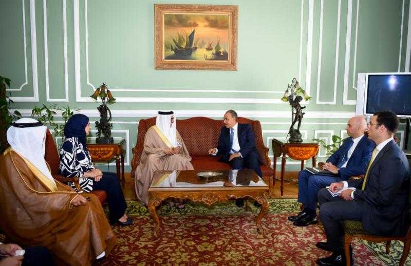 وزير الخارجية يستقبل نظيره البحريني على هامش اجتماعات الجامعة العربية