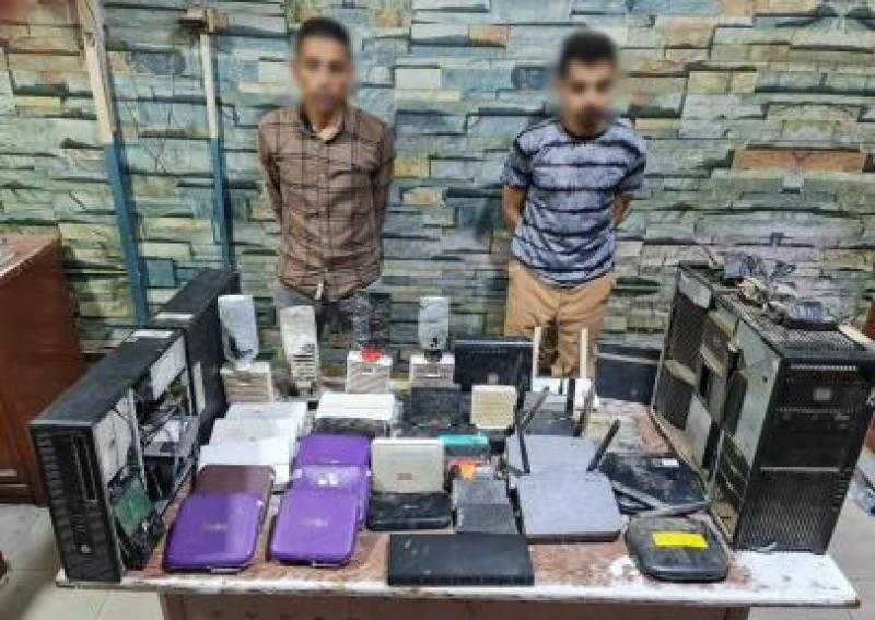 ضبط شخصين لإدارة محطة بث تلفزيوني لاسلكية بدون ترخيص بالعياط والبدرشين