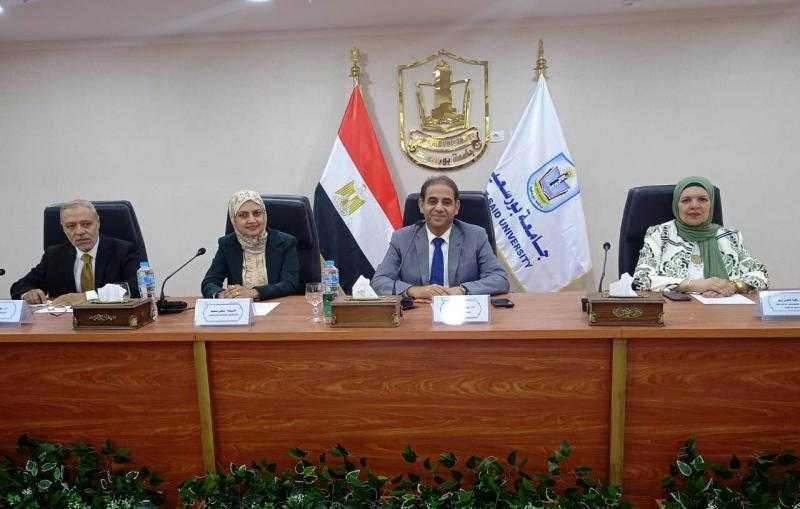 رئيس جامعة بورسعيد يهنئ الكليات الفائزة بجائزة التميز الحكومي الداخلي