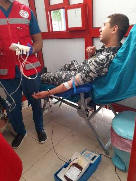 أمن الأقصر تنظم حملة للتبرع بالدم