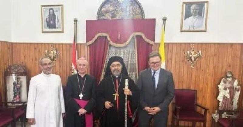بطريرك الأقباط الكاثوليك يستقبل رئيس لجنة اللاجئين بمجلس الأساقفة الألمان