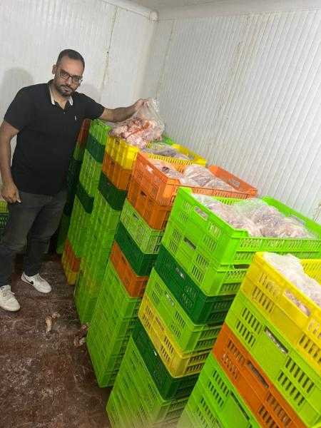 محافظة الجيزة تضبط 4.5 طن دواجن وجلود ودهون غير صالحة للاستهلاك الآدمي بأوسيم