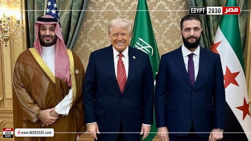 الشرع مع ترامب وولي العهد السعودي
