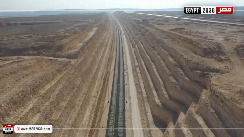 أعمال القطار السريع السخنة–العلمين