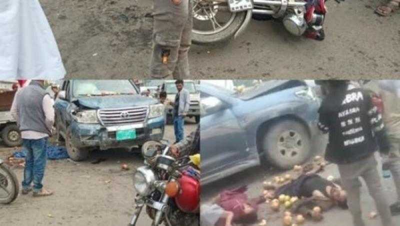 اليمن.. مصرع رجل وطفلين دهسًا تحت عجلات سيارة مسؤول حوثي