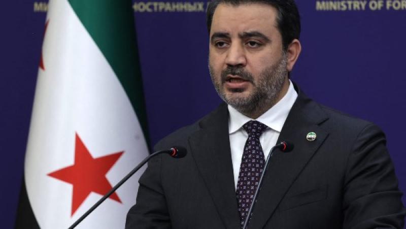  وزير الخارجية والمغتربين السوري أسعد حسن الشيباني