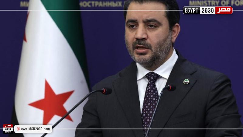  وزير الخارجية والمغتربين السوري أسعد حسن الشيباني
