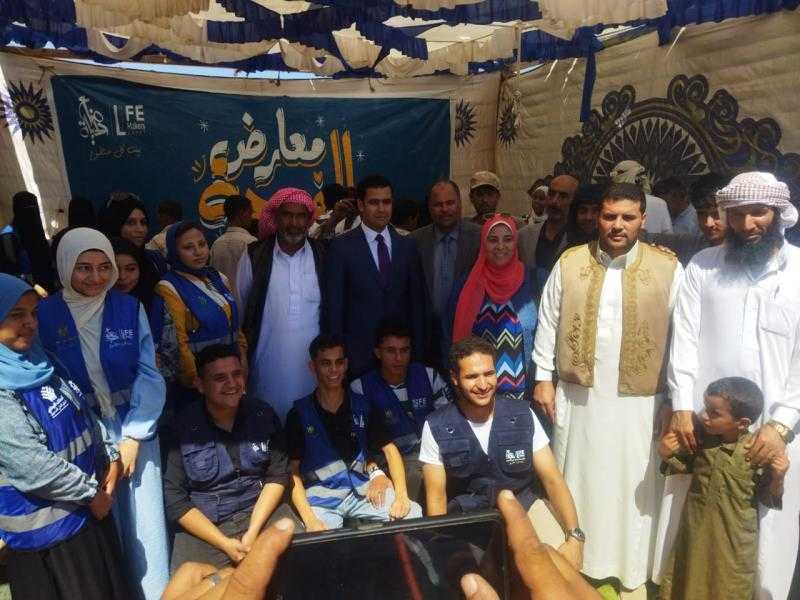 نائب محافظ مطروح يتفقد قافلة مطروح الخير بقرية الزويدة ببرانى