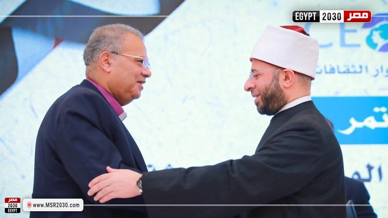وزير الأوقاف ورئيس الطائفة الإنجيلية
