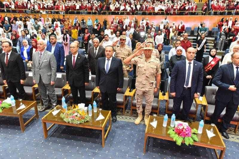 محافظ أسيوط يشهد احتفالية المولد النبوي بجامعة أسيوط