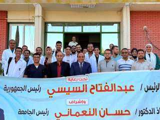 كلية الطب البيطري بجامعة سوهاج تواصل إطلاق قوافلها الطبية البيطرية وتعالج ٦٧٠ حيوانًا بقرية سفلاق