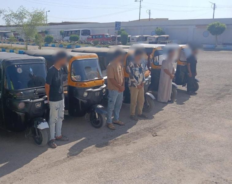 ضبط 5 سائقين توك توك استعرضوا برعونة في الإسماعيلية