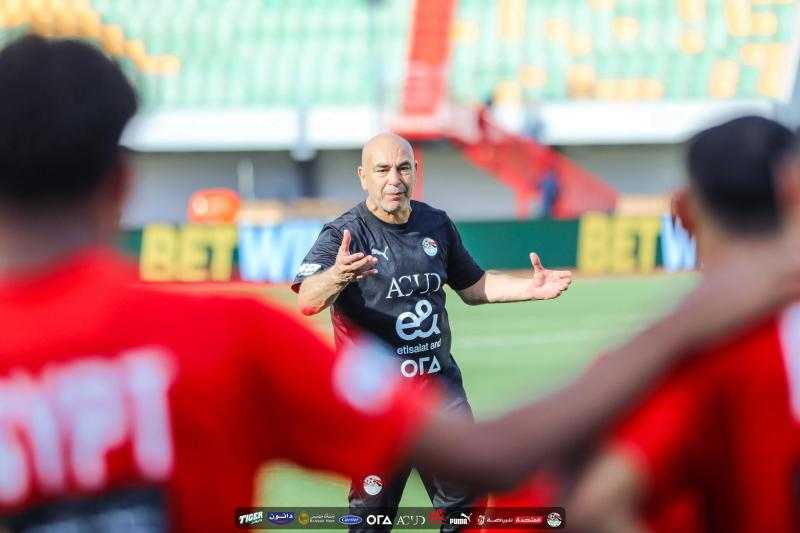 منتخب مصر يختتم تدريباته لمواجهة بوركينا فاسو غداً