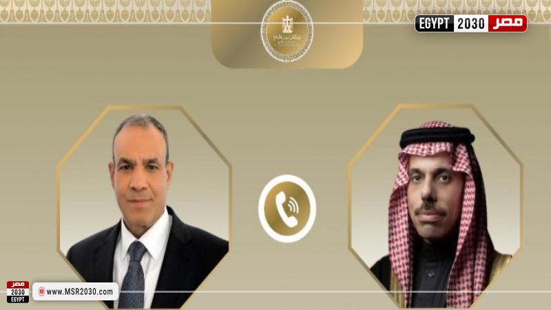 وزير الخارجية ونظيره السعودي