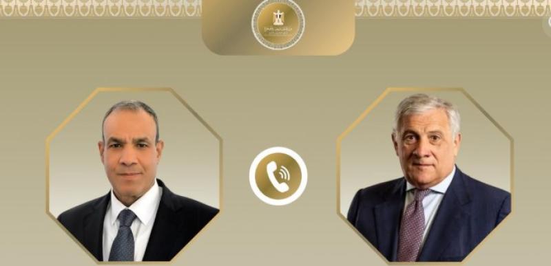 عبد العاطي يطلع نظيره الإيطالى على جهود مصر وقطر الحثيثة للتوصل لوقف إطلاق النار بغزة