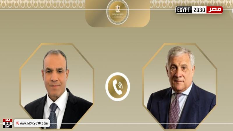 وزير الخارجية ونظيره الإيطالي