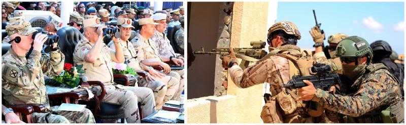 رئيس الأركان يشهد تنفيذ أحد الأنشطة التدريبية الرئيسية لتدريب ”النجم الساطع - 2025”