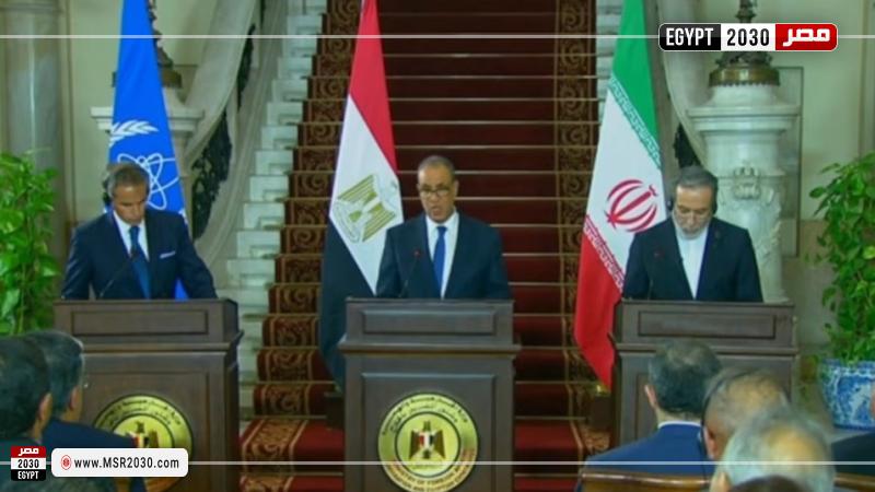 وزير الخارجية و مدير عام الوكالة الدولية للطاقة الذرية وزير الخارجية الايراني