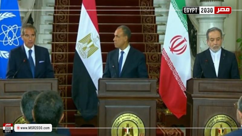 وزير الخارجية و مدير عام الوكالة الدولية للطاقة الذرية وزير الخارجية الايراني