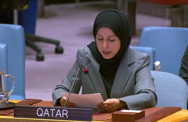 علياء أحمد بن سيف آل ثاني مندوبة قطر الدائمة لدى الأمم المتحدة