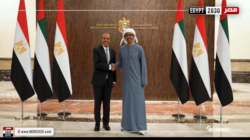 وزير الخارجية ونظيره الإماراتي