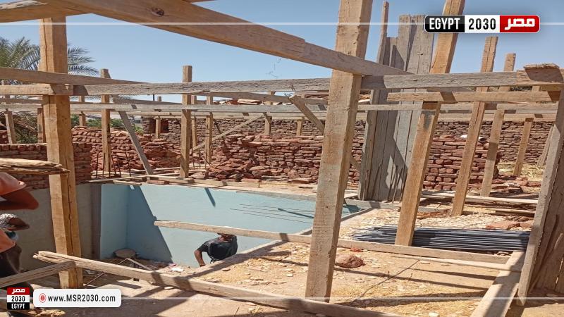 قرية الصعايدة بمدينة الزينية بمحافظة الأقصر 