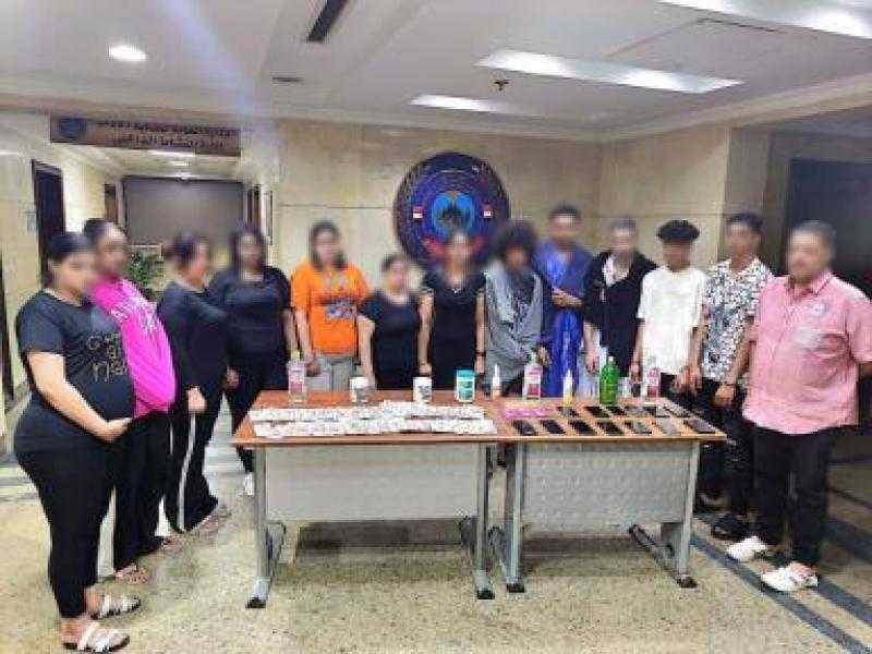 ضبط شبكة دعارة اتخذت نادى صحى ستارا لممارسة الأعمال المنافية للآداب فى النزهة