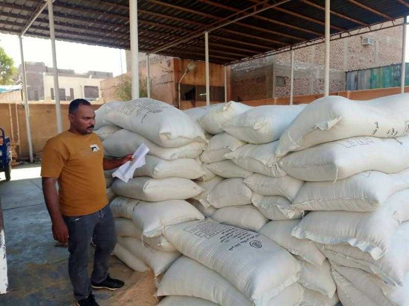 تموين الأقصر: ضبط ٧٥ جوال ردة مجهول المصدر قبل بيعها فى السوق السوداء بالبياضية