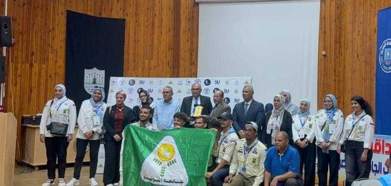 جوالة جامعة المنوفية تحصد ألقاب مثاليو لقاء الصداقة الخامس لجوالي وجوالات الجامعات المصرية بجامعة قناة السويس