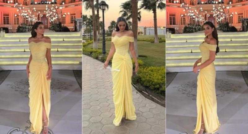 ملك أحمد زاهر تخطف الأنظار بإطلالة صفراء في حفل زفاف.. وتكشف عن سرّ أقرب الشخصيات إلى قلبها