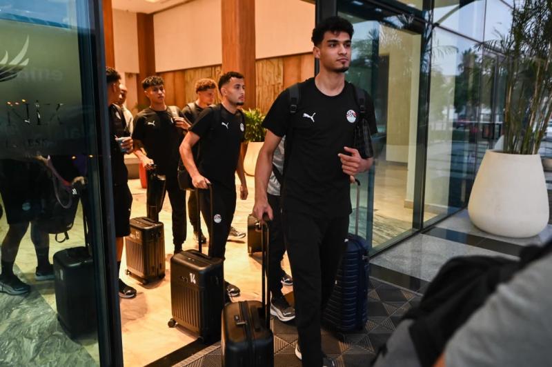 بعثة منتخب مصر تحت 20 سنة تغادر إلى تشيلي استعدادًا لكأس العالم