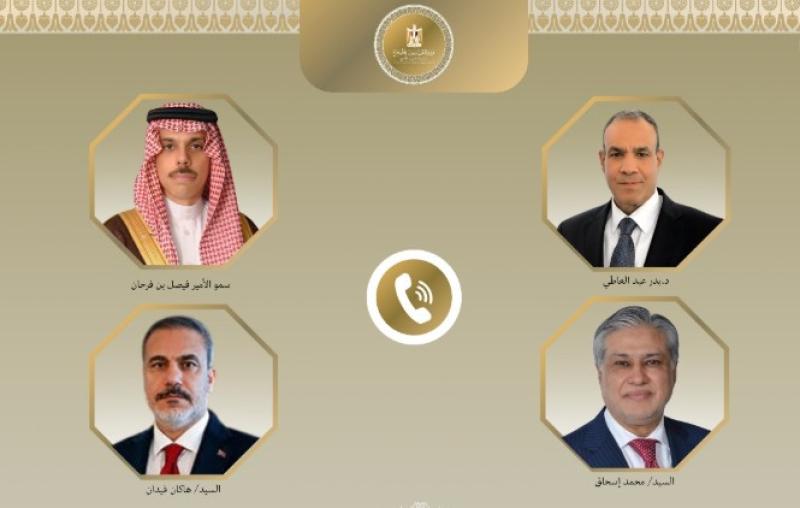 اتصالات مكثفة لوزير الخارجية مع نظرائه من السعودية وباكستان وتركيا