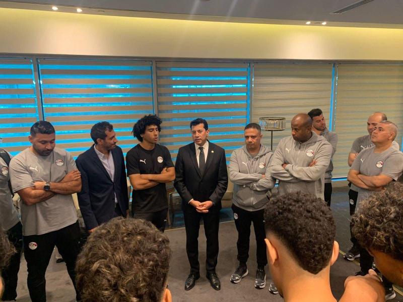 أبو حسين يؤكد ثقة اتحاد الكرة في منتخب الشباب قبل المونديال