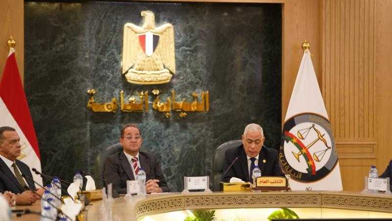 النائب العام يستقبل كجوك في إطار تعزيز الشراكة المؤسسية بين النيابة العامة والمالية