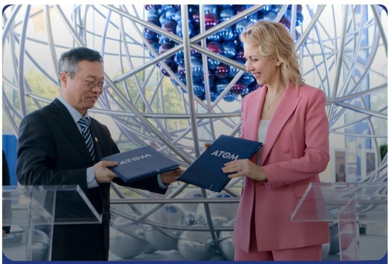 روسـاتوم والمؤسسة الصينية الوطنية للطاقة النووية توقعان مذكرة تفاهم لتعزيز التعاون
