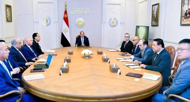 الرئيس السيسي يبحث مع «سكاتك» و«صنجرو» استثمارات الطاقة المتجددة والهيدروجين الأخضر