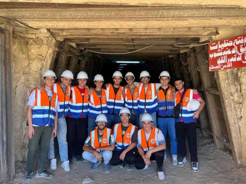 طلاب علوم البترول والمعادن بجامعة حلوان يخوضون تجربة تدريبية ميدانية متميزة مع شركة فوسفات مصر