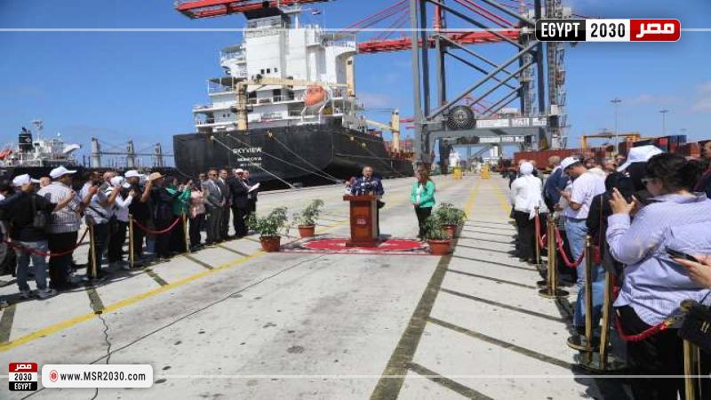 وزير النقل وسفيرة الولايات المتحدة الأمريكية يعقدان مؤتمرا صحفيا بمحطة تحيا مصر