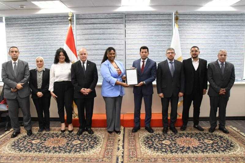 وزير الشباب والرياضة يبحث أوجه التعاون مع شركة ALX لتأهيل الكوادر في الذكاء الاصطناعي والتكنولوجيا