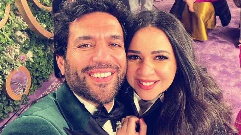 إيمي سمير غانم تشارك صورة طريفة وتكشف عن ولادة طفلتها الثانية