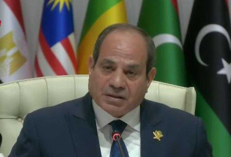 الرئيس السيسي: سياسات إسرائيل تهدد فرص السلام في المنطقة