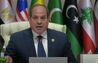 الرئيس السيسي: علينا التعامل بجدية وحسم مع القضية الفلسطينية باعتبارها مفتاح الاستقرار فى المنطقة