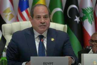 الرئيس السيسي يجدد الدعوة للاعتراف الفوري بدولة فلسطين من جانب جميع الدول